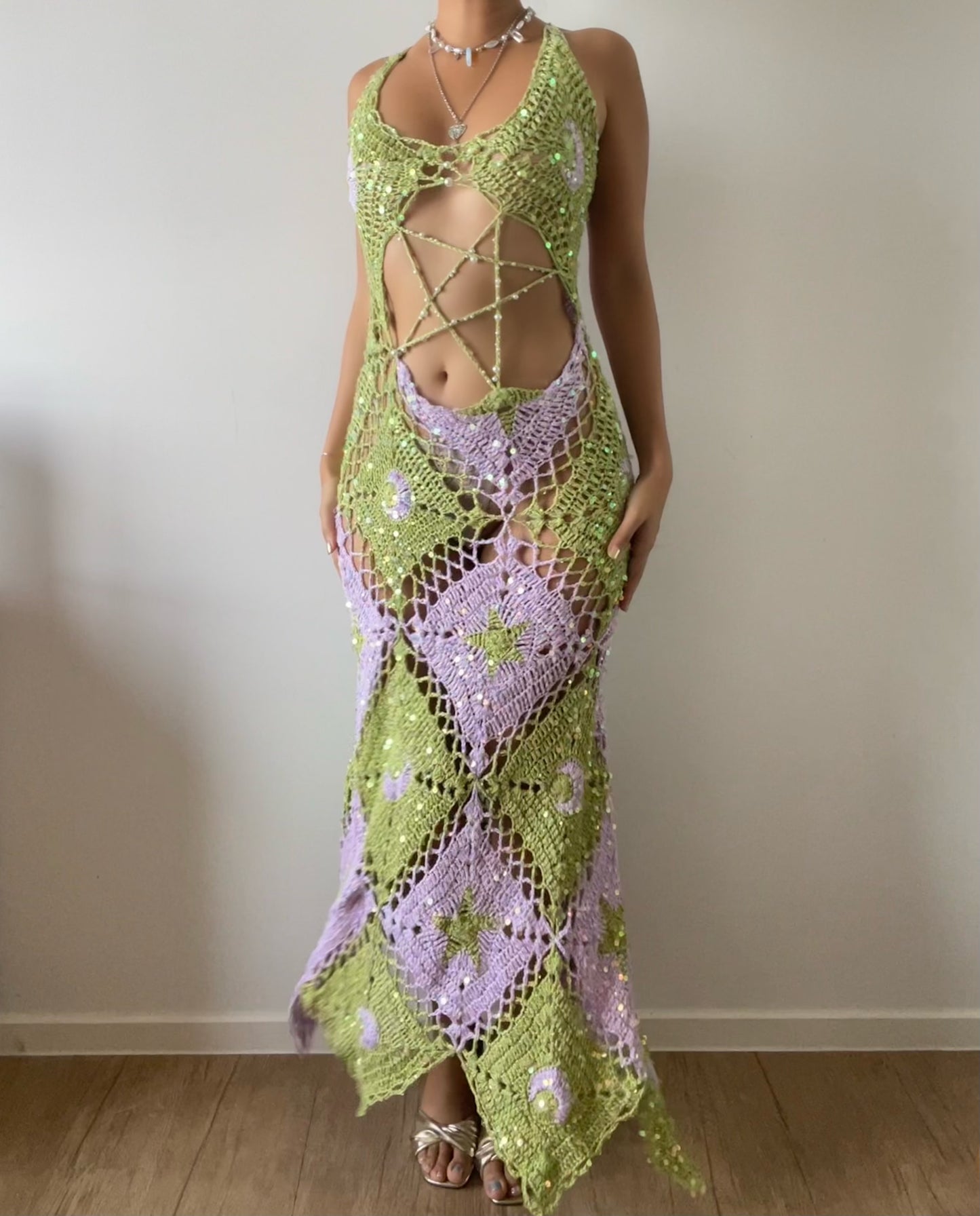 Moon & Stars Dress - Long length