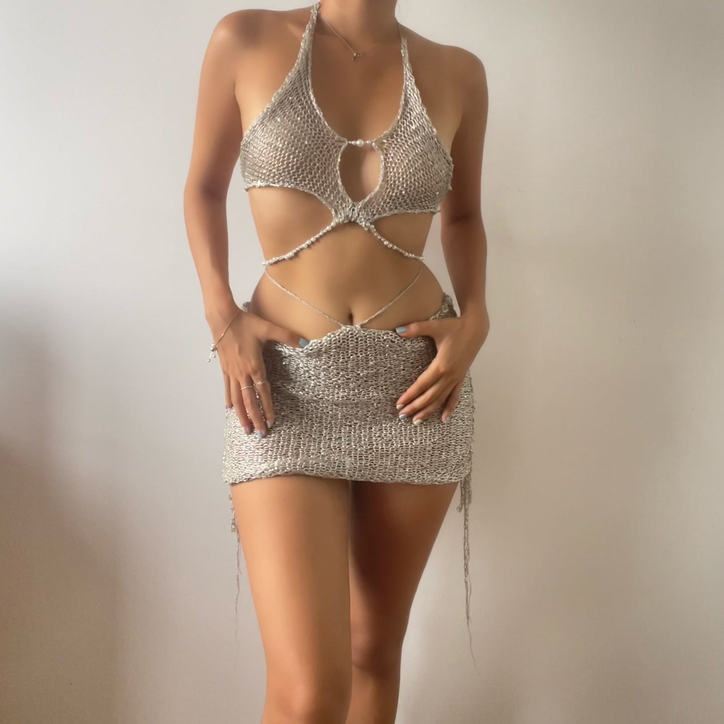 Spider web set - Silver
