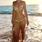 Calypso dress - Gold