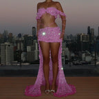Butterfly set - Long tail skirt (non-See through) 7 Colors Available