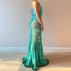 Butterfly dress - Blue & Green