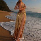 Calypso dress - Gold