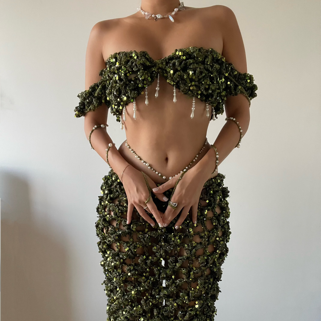 Butterfly set ( Top & Skirt ) (8 colors available)