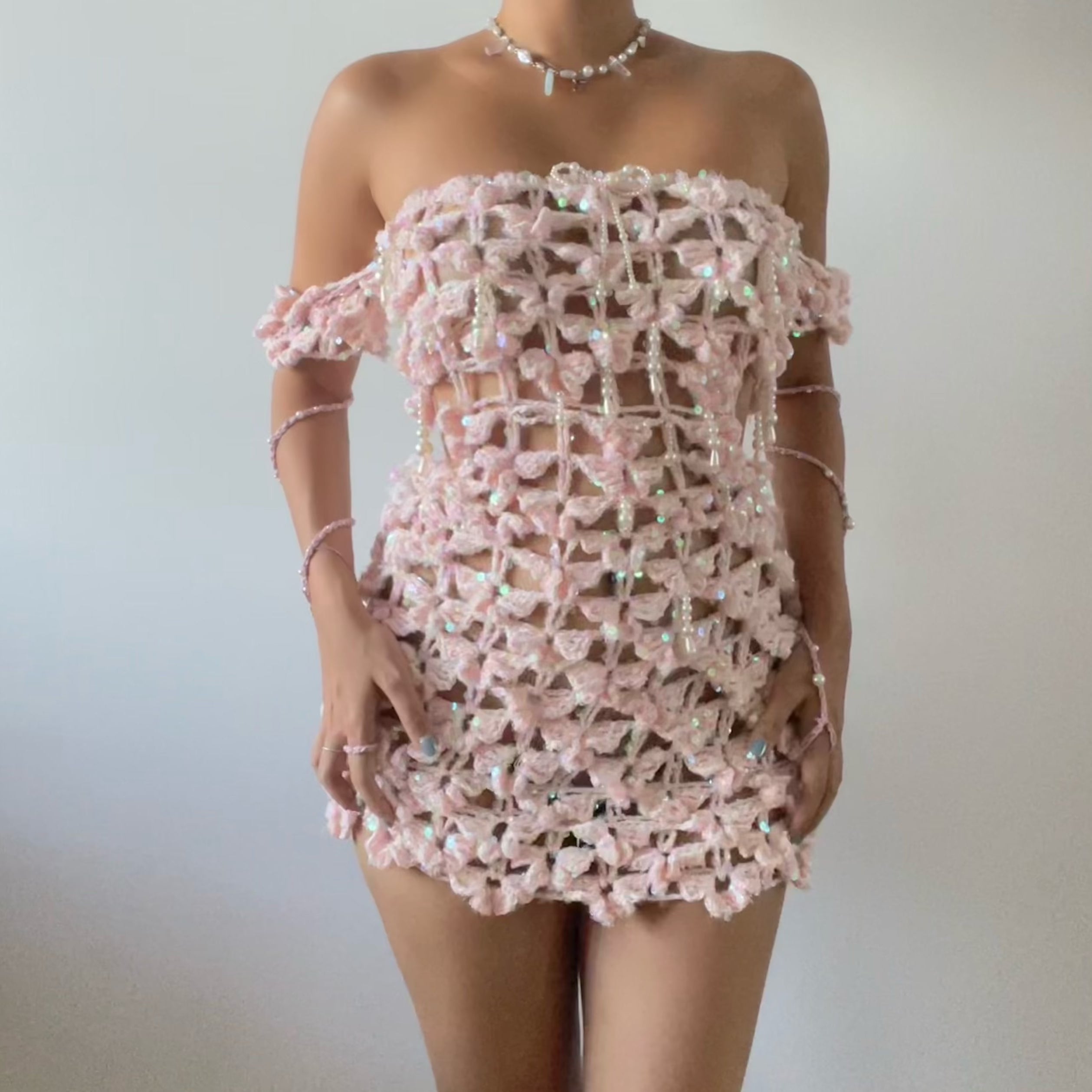 Butterfly dress - Pink
