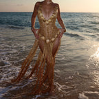 Calypso dress - Gold