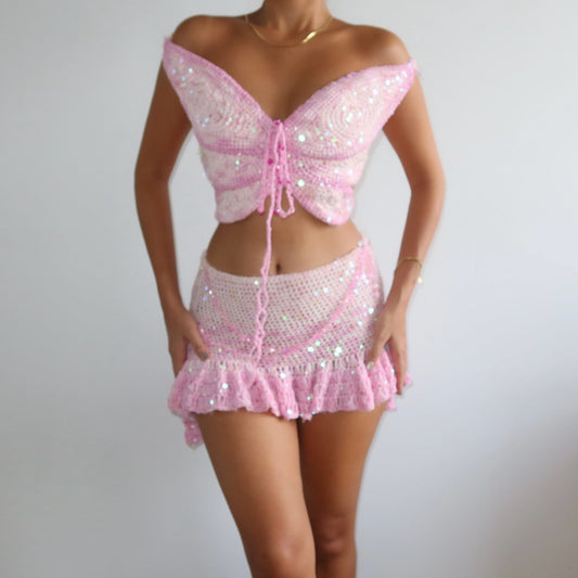 Butterfly set - Pink