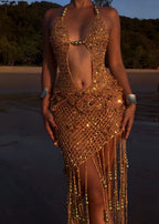 Butterfly dress - Gold