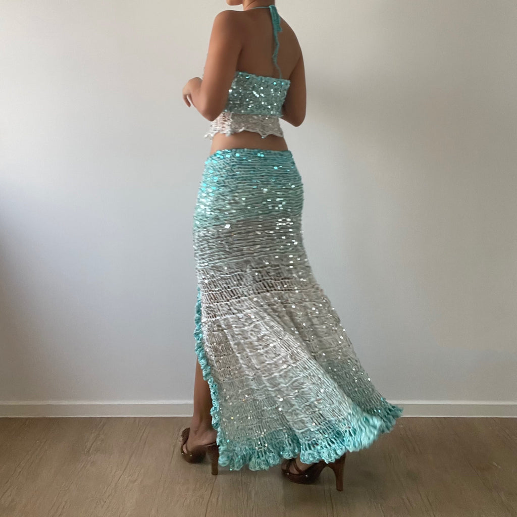 Amelia set - Blue & White