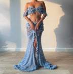 Butterfly Set ( 8 colors available) - Long skirt (See through)