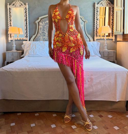 A dahlia dress