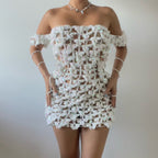 Butterfly dress - White