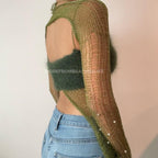 Fluffy collection -  Dark Green & Turquoise