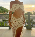 Butterfly Set ( 8 colors available) - Long skirt (See through)