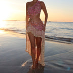 Butterfly Dress - Pink & Gold