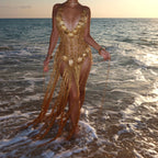 Calypso dress - Gold