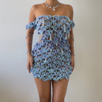 Butterfly dress - Blue
