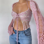 Butterfly "Sleeves halter top" (10 colors available)