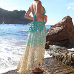 XS : Butterfly dress - Ocean & Gold