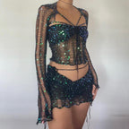 Butterfly "Set - long length top" (13 colors available)