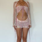 Pearl Set "short skirt & short length top" (13 colors available)