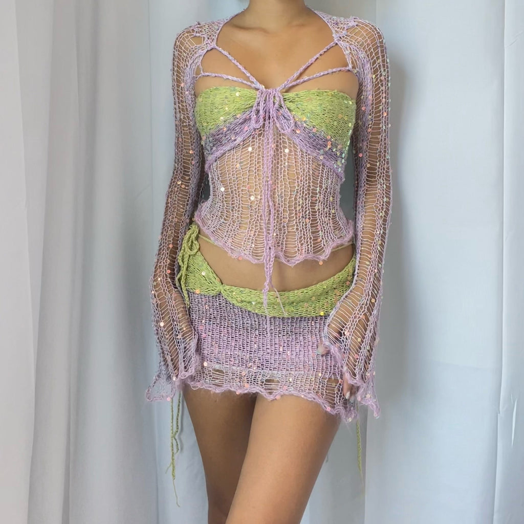 Butterfly "Set - long length top" (Special colors)