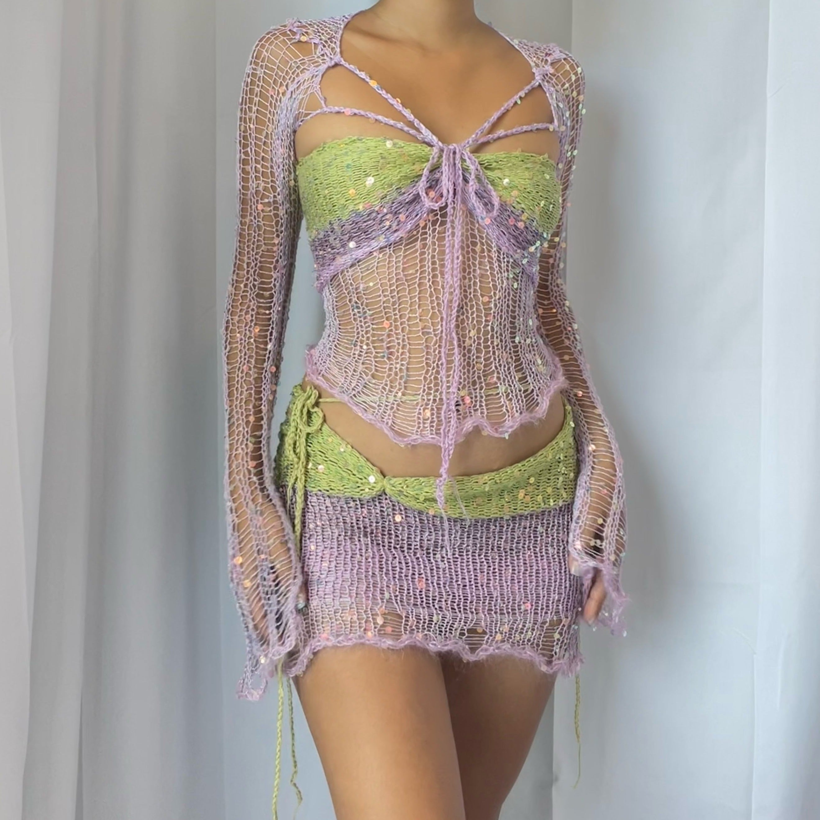 Butterfly "Set - long length top" (Special colors)