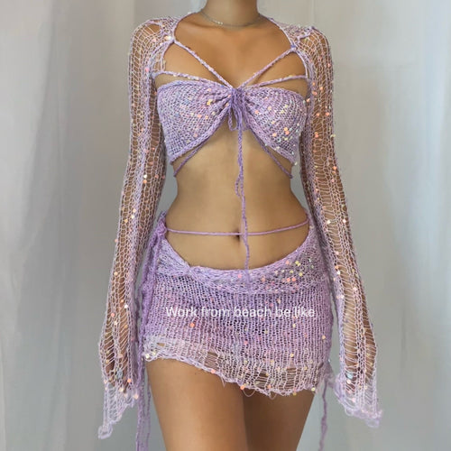 Butterfly "Set - short length top" (13 colors available)
