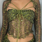 Butterfly top - long length “ no sleeves “ (13 colors available)