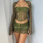 Butterfly "Set - long length top" (13 colors available)