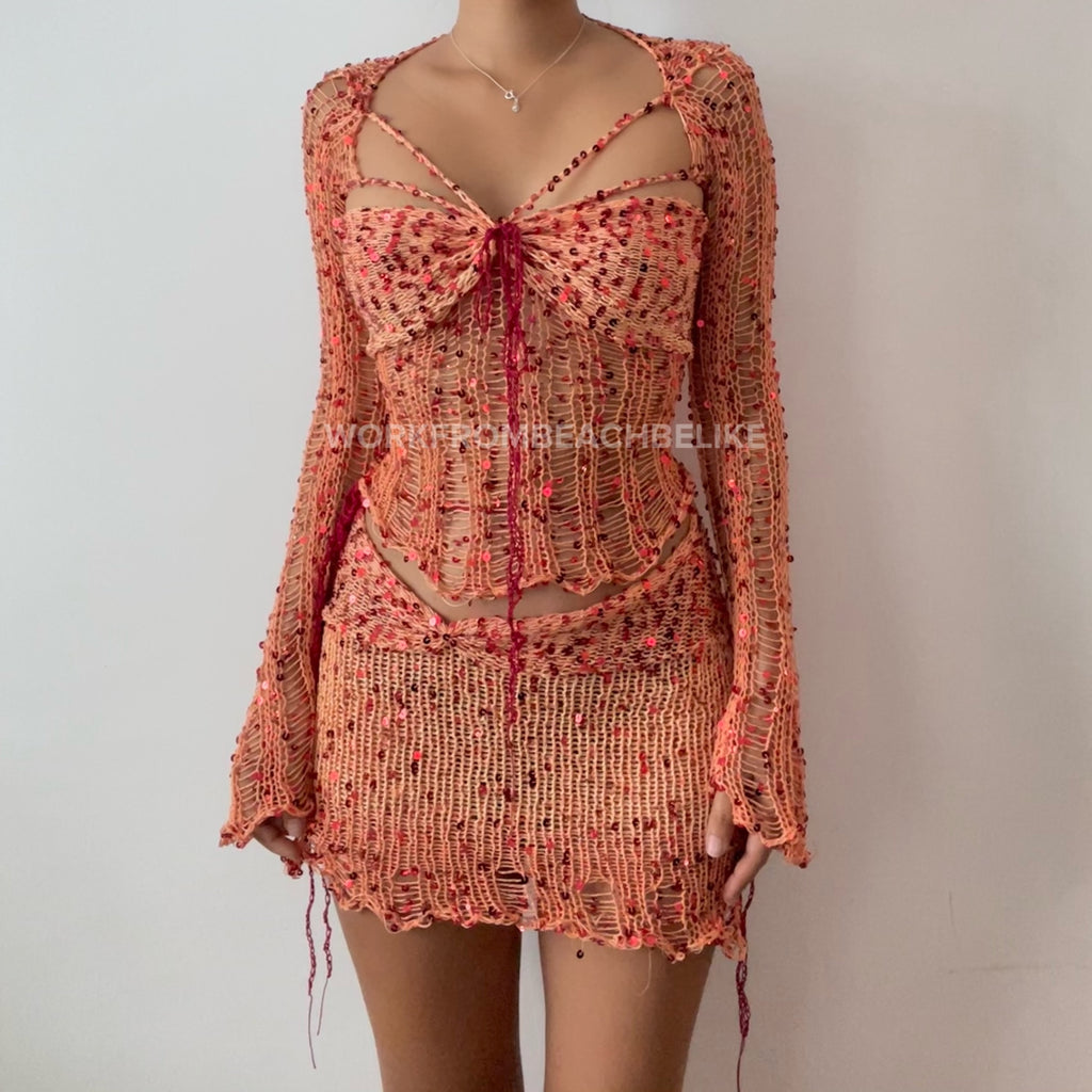 Butterfly top - long length “ no sleeves “ (13 colors available)