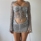 Butterfly set - Silver