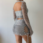 Butterfly set - Silver