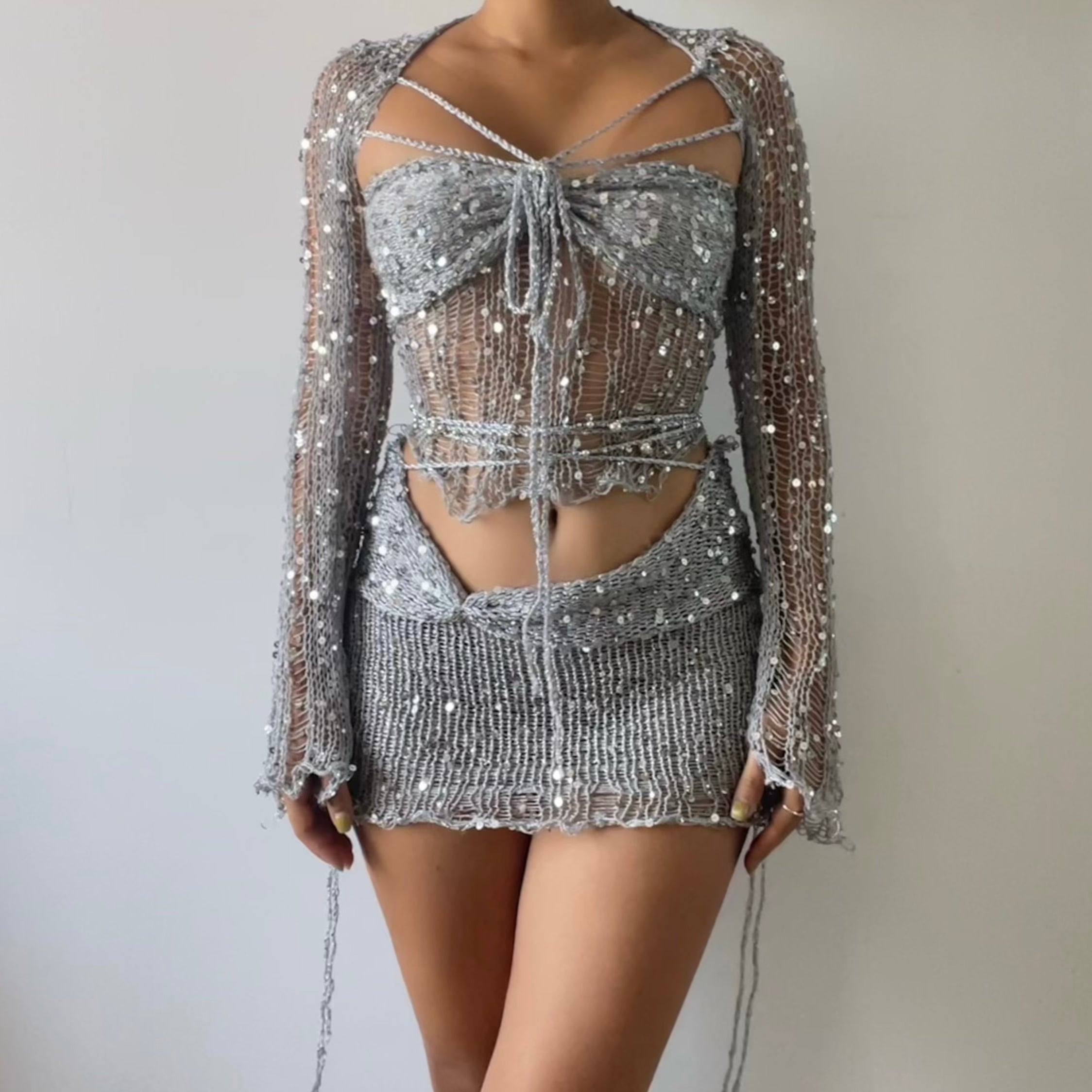 Butterfly set - Silver