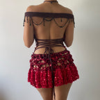 Butterfly Dress - Red (short ver.)