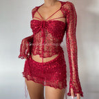 Butterfly top - long length “ no sleeves “ (13 colors available)