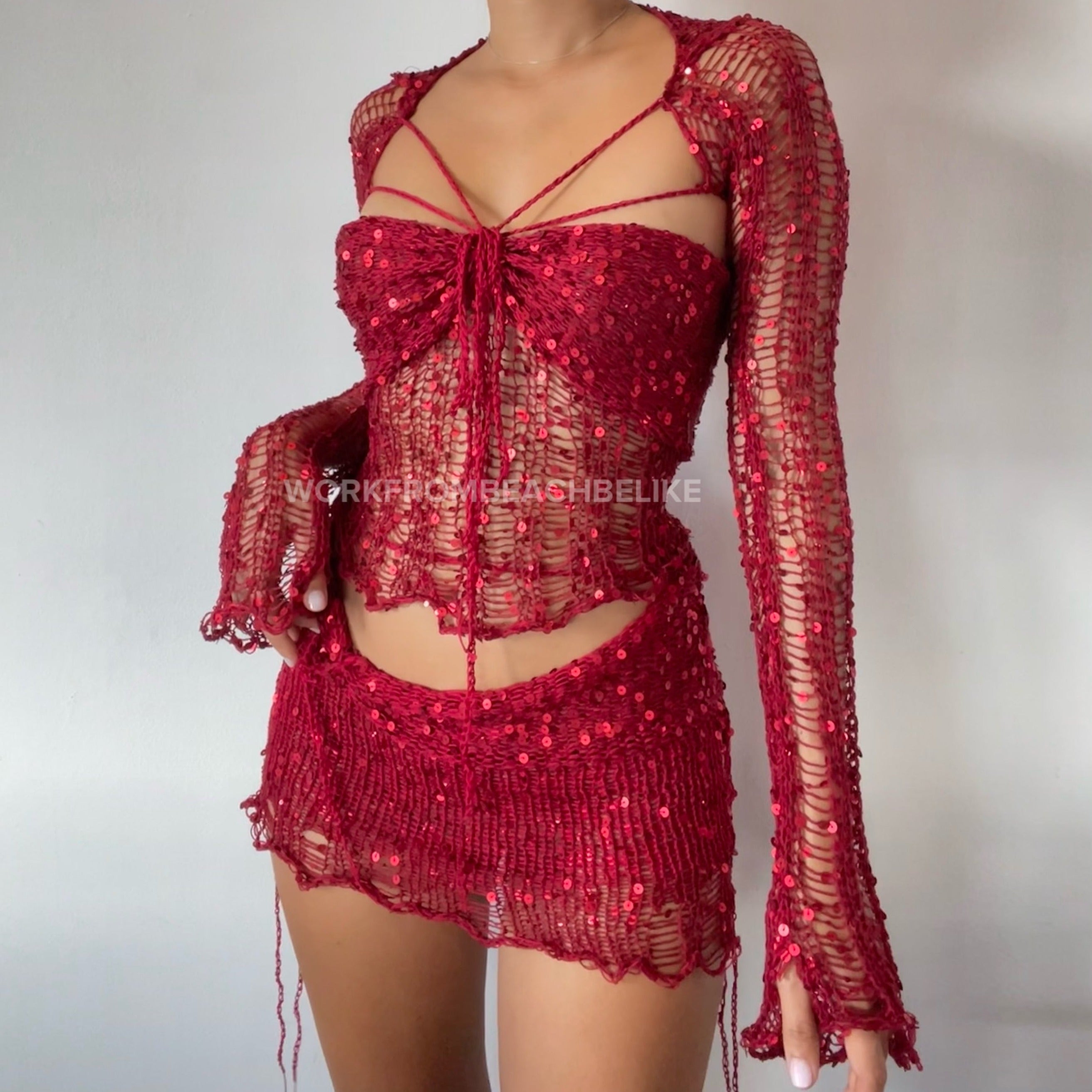 Butterfly top - long length “ no sleeves “ (13 colors available)