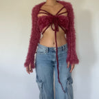 Fluffy top - Red