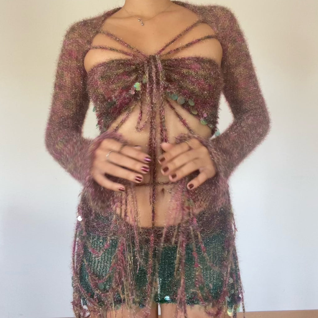 Butterfly set (Top & Skirt )