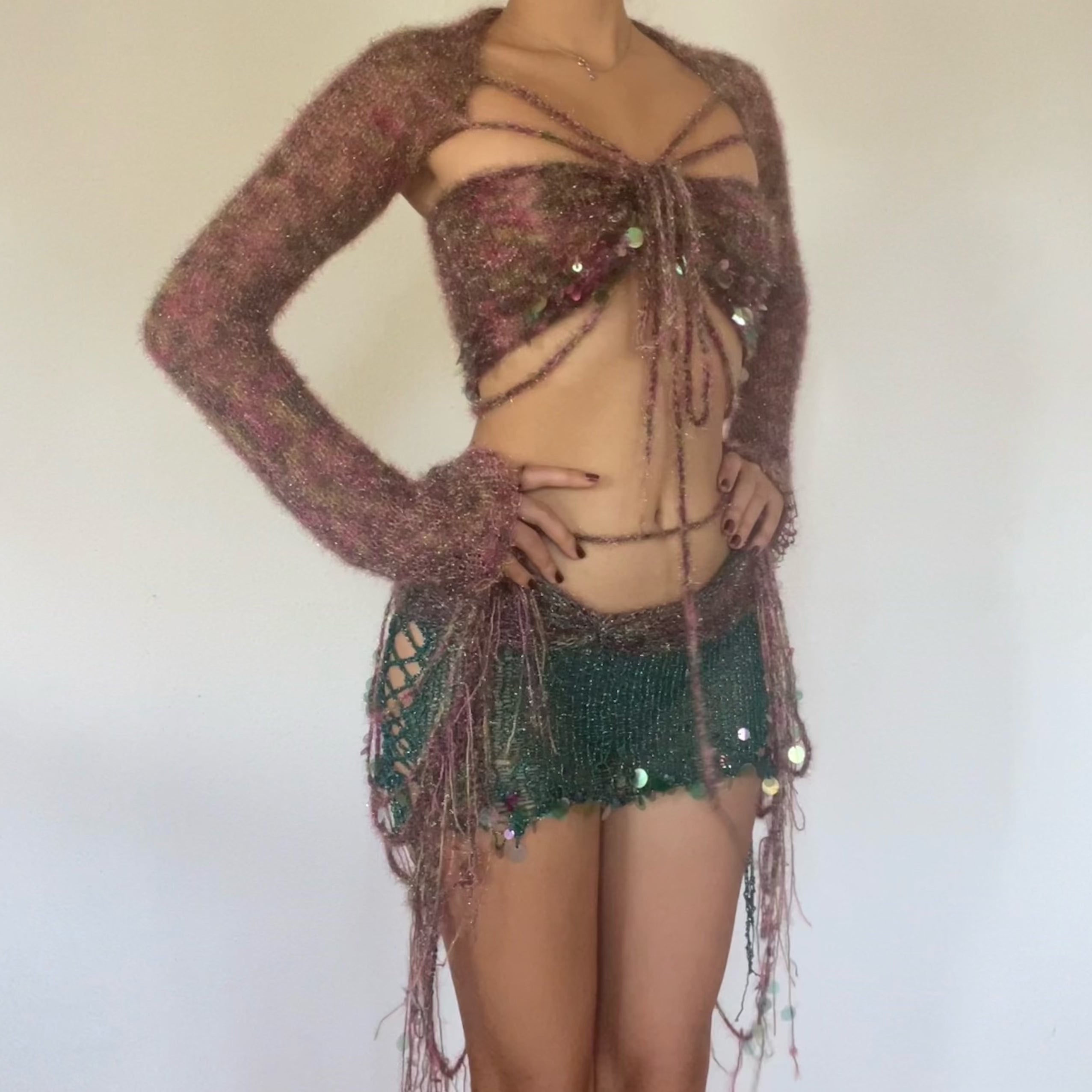 Butterfly set (Top & Skirt )