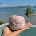 Cotton sequin yarn - Pink
